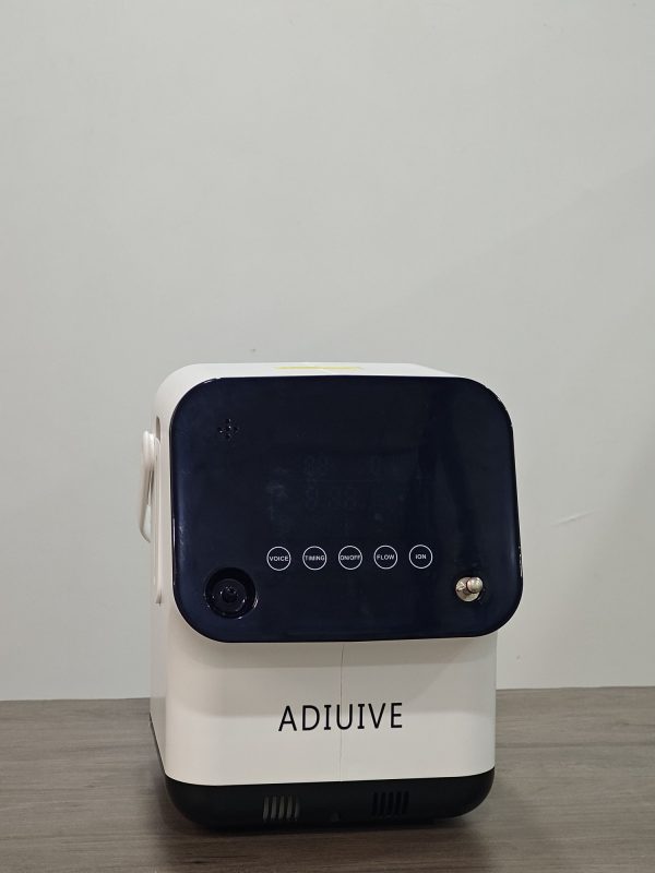 Adiuive 5L Home Oxygen Concentrator - Quiet Portable Air Support System with Digital Display, Timer - 1-5L/min Adjustable Flow for Daily Wellness