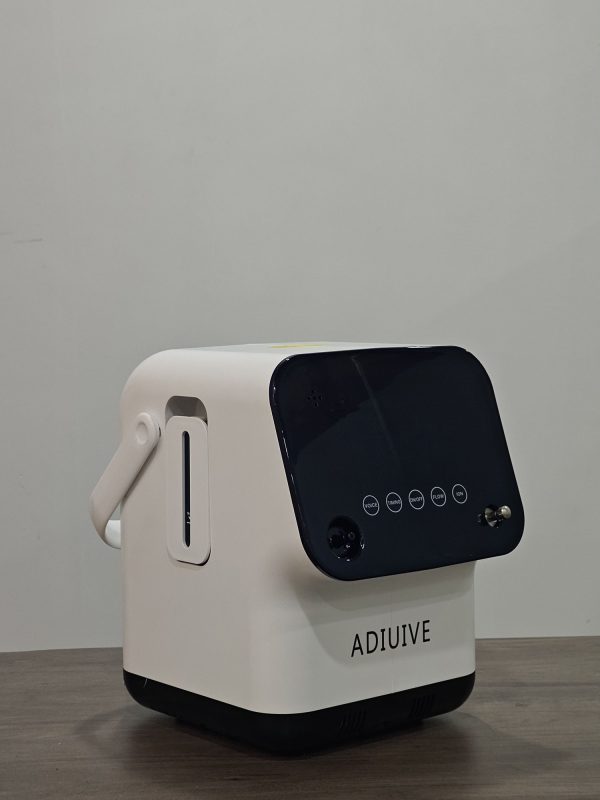 Adiuive 5L Home Oxygen Concentrator - Quiet Portable Air Support System with Digital Display, Timer - 1-5L/min Adjustable Flow for Daily Wellness
