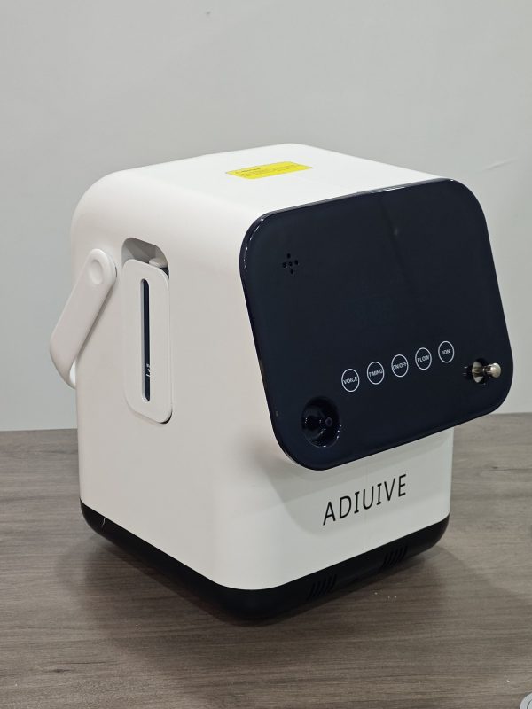 Adiuive 5L Home Oxygen Concentrator - Quiet Portable Air Support System with Digital Display, Timer - 1-5L/min Adjustable Flow for Daily Wellness